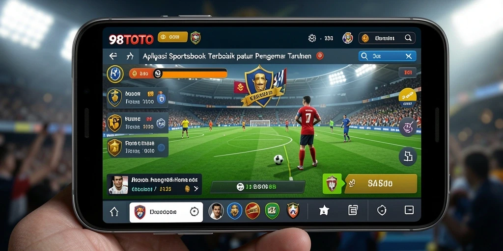 Tampilan menarik dari gameplay taruhan olahraga di 98TOTO.
