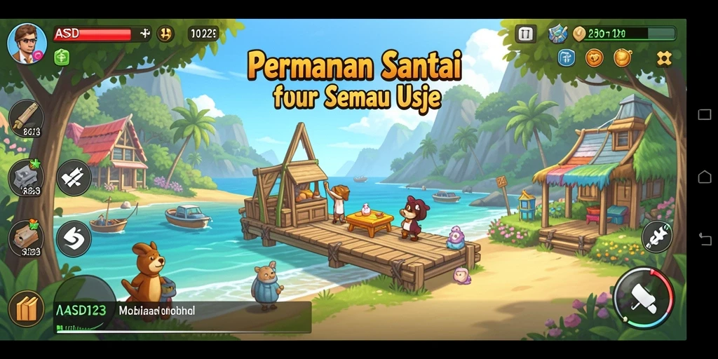 Tampilan gameplay <strong>ASD123</strong> dengan grafik ceria yang menghibur.