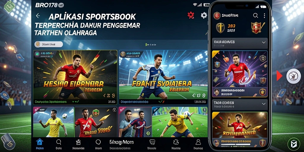 Tampilan gameplay menarik dari BRO178 dengan fitur taruhan olahraga.