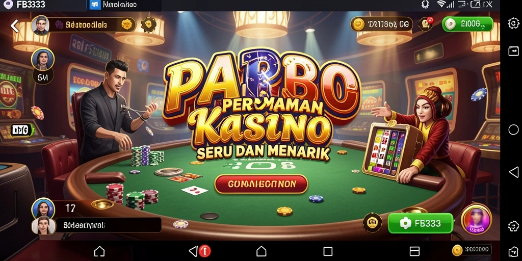 Tampilan gameplay menarik dari FB333, menampilkan berbagai permainan kasino.