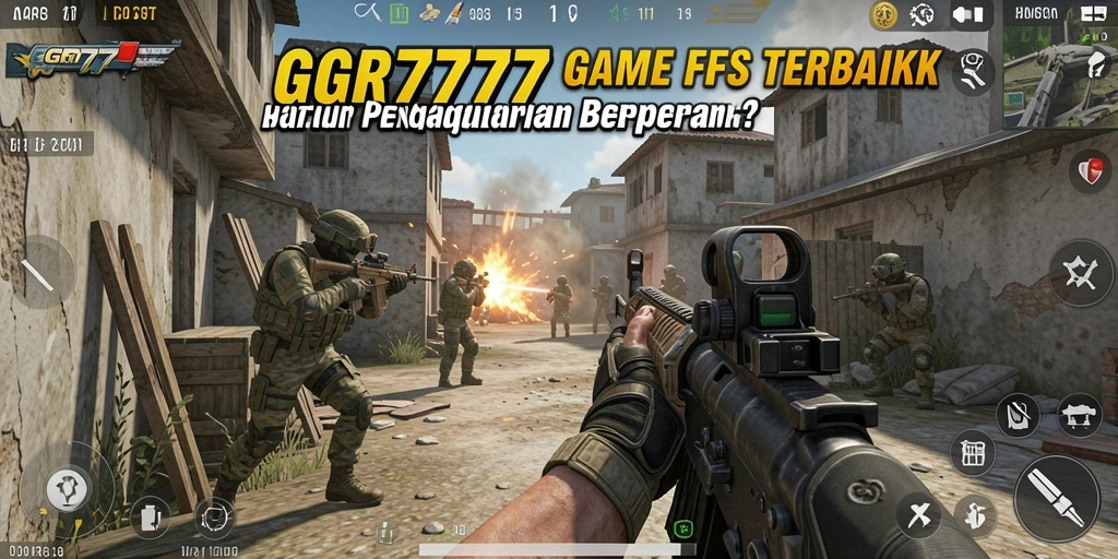 Screenshot gameplay GGR7777 menunjukkan aksi pertempuran yang mendebarkan.