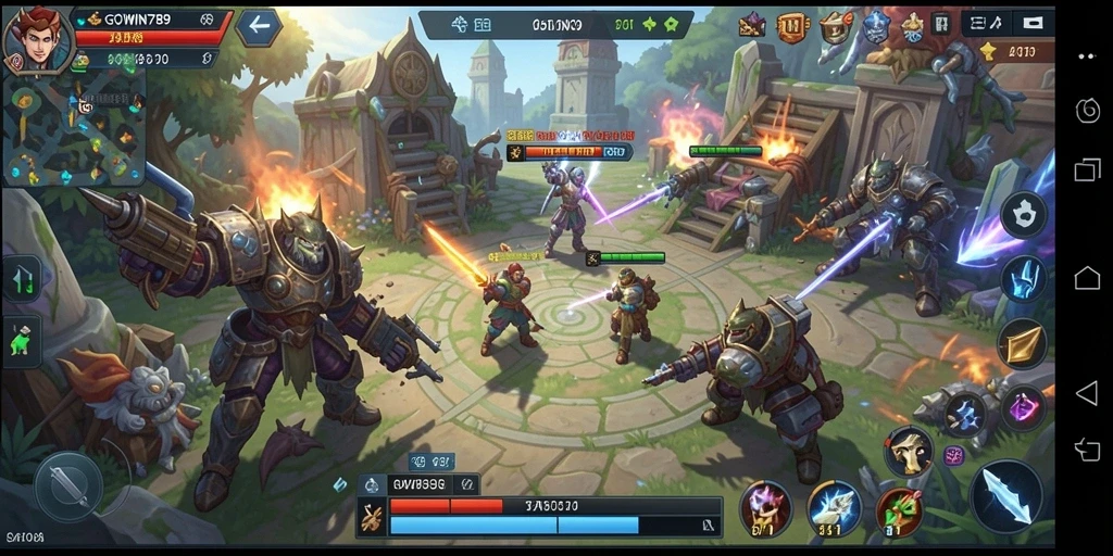 Tampilan menarik dari gameplay GOWIN789 yang dinamis.