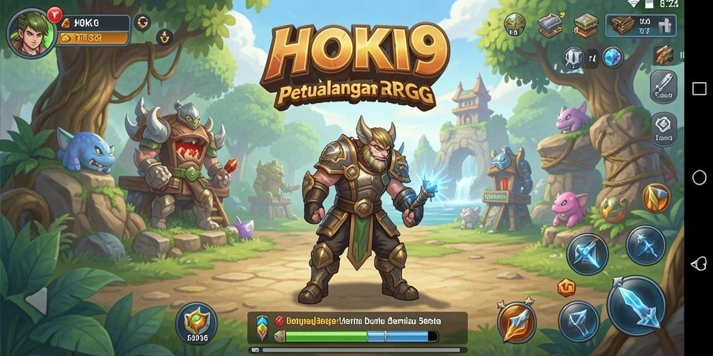 Tampilan gameplay RPG yang menarik dan menantang di HOKI9.