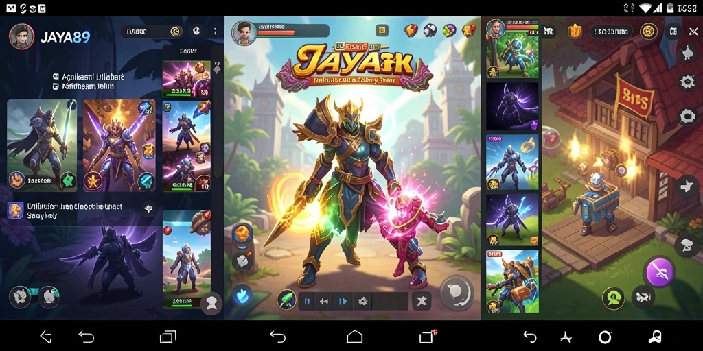 Screenshot utama JAYA89 menampilkan antarmuka pengguna yang bersih dan fungsional.