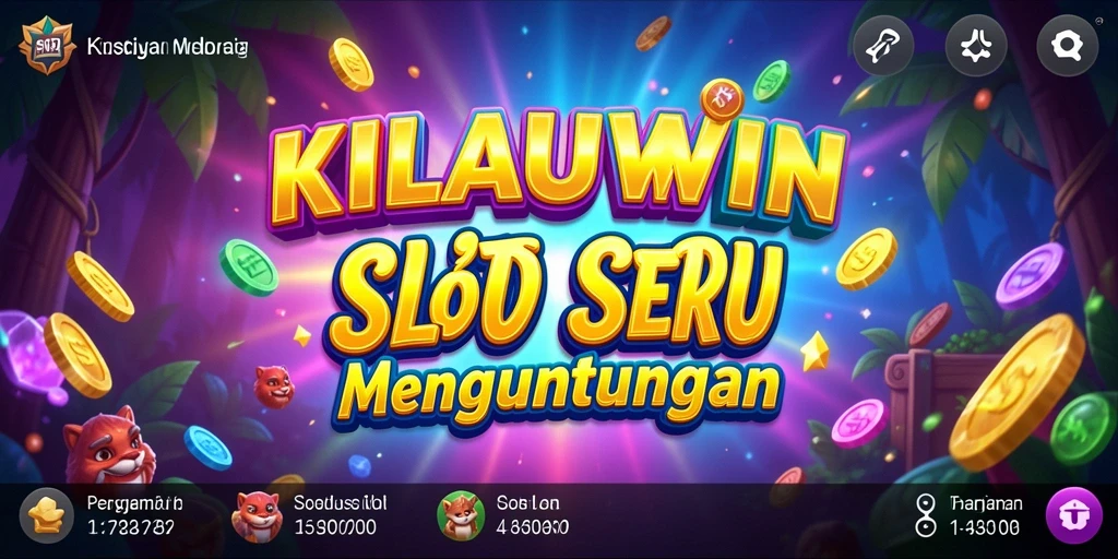 Tampilan gameplay seru di KILAUWIN dengan berbagai tema slot.