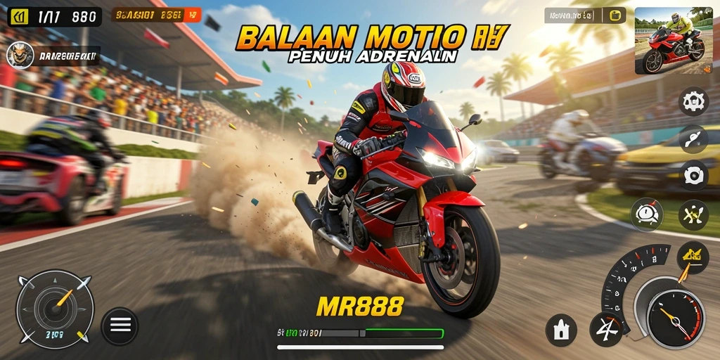 Gameplay seru balapan motor di MR888 yang penuh tantangan.