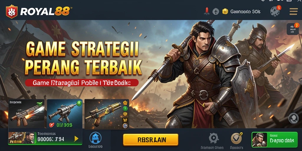 Screenshot ROYAL88 menampilkan aksi pertempuran yang seru dan strategi yang mendebarkan.